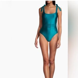 Beach Riot Revolve Sydney Midnight Teal One-Piece
Swimsuit Size XL NWT